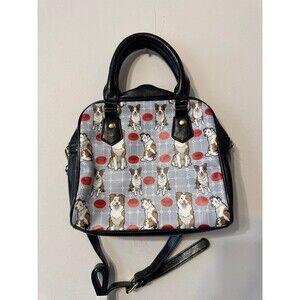 AUSTRALIAN SHEPHERD PRINT TOP HANDLE/CROSSBODY
